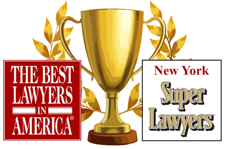 Recognition artwork featuring Best Lawyers in America and Super Lawyers